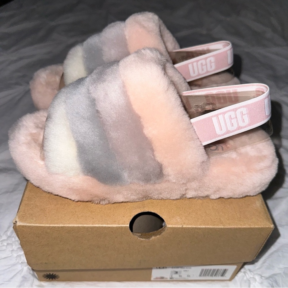 Kids UGG Fluff Yeah Slide